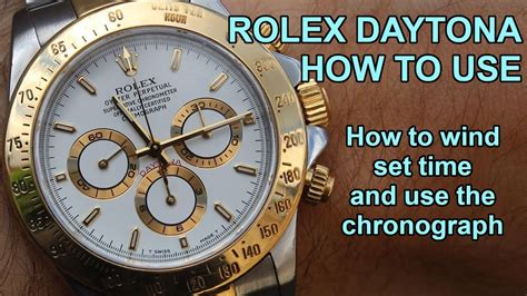 how to work rolex watches|Rolex watch setting instructions.